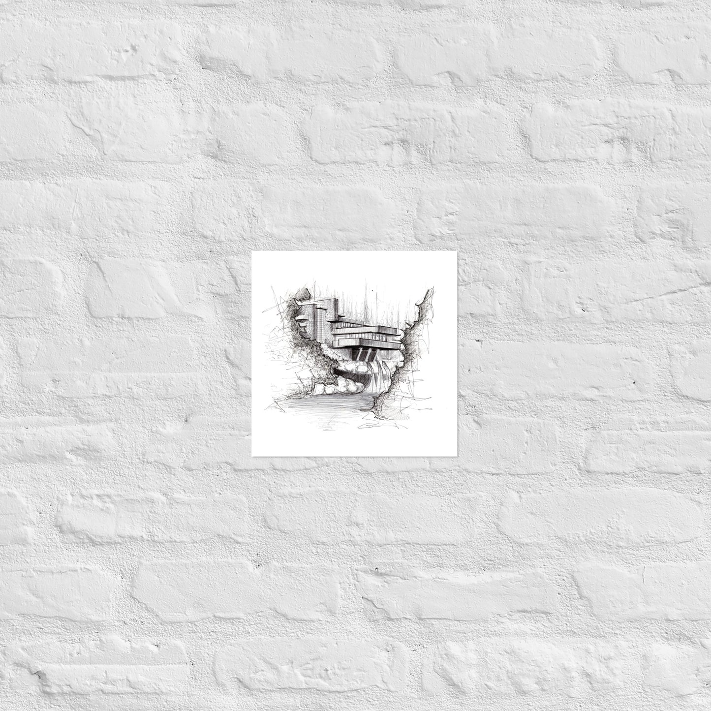 Fallingwater Art Print