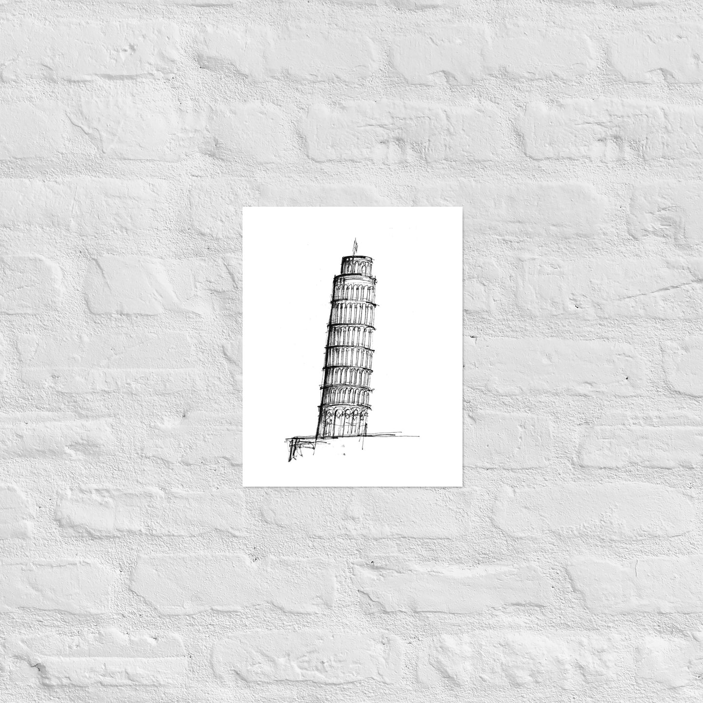 Leaning Tower of Pisa Wall Art