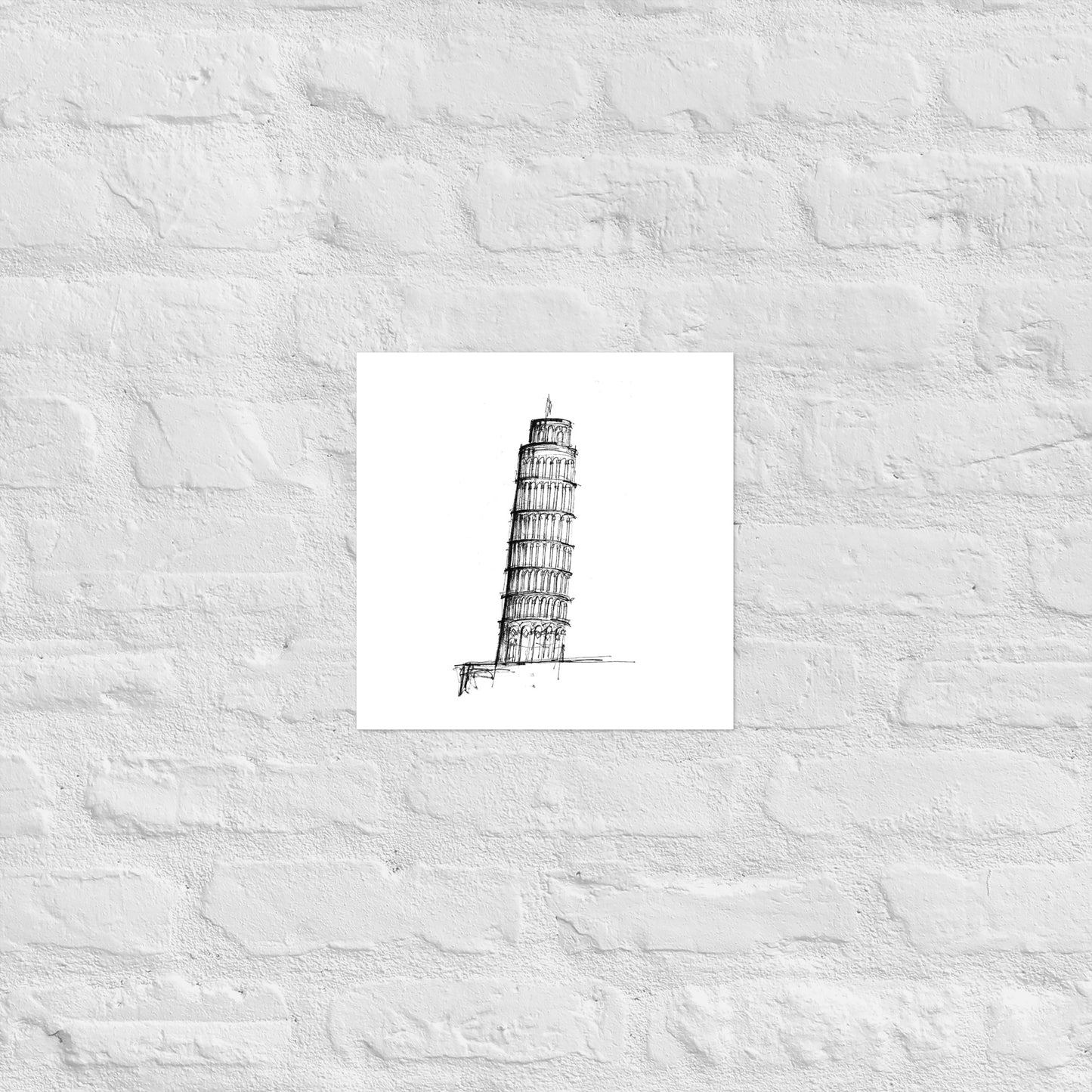 Leaning Tower of Pisa Wall Art
