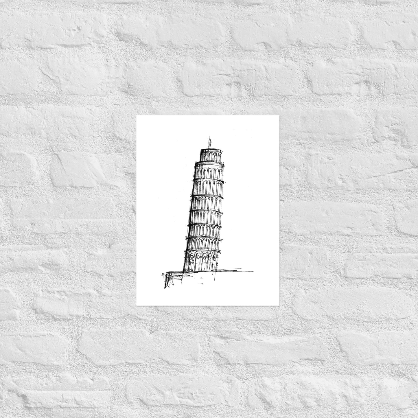 Leaning Tower of Pisa Wall Art