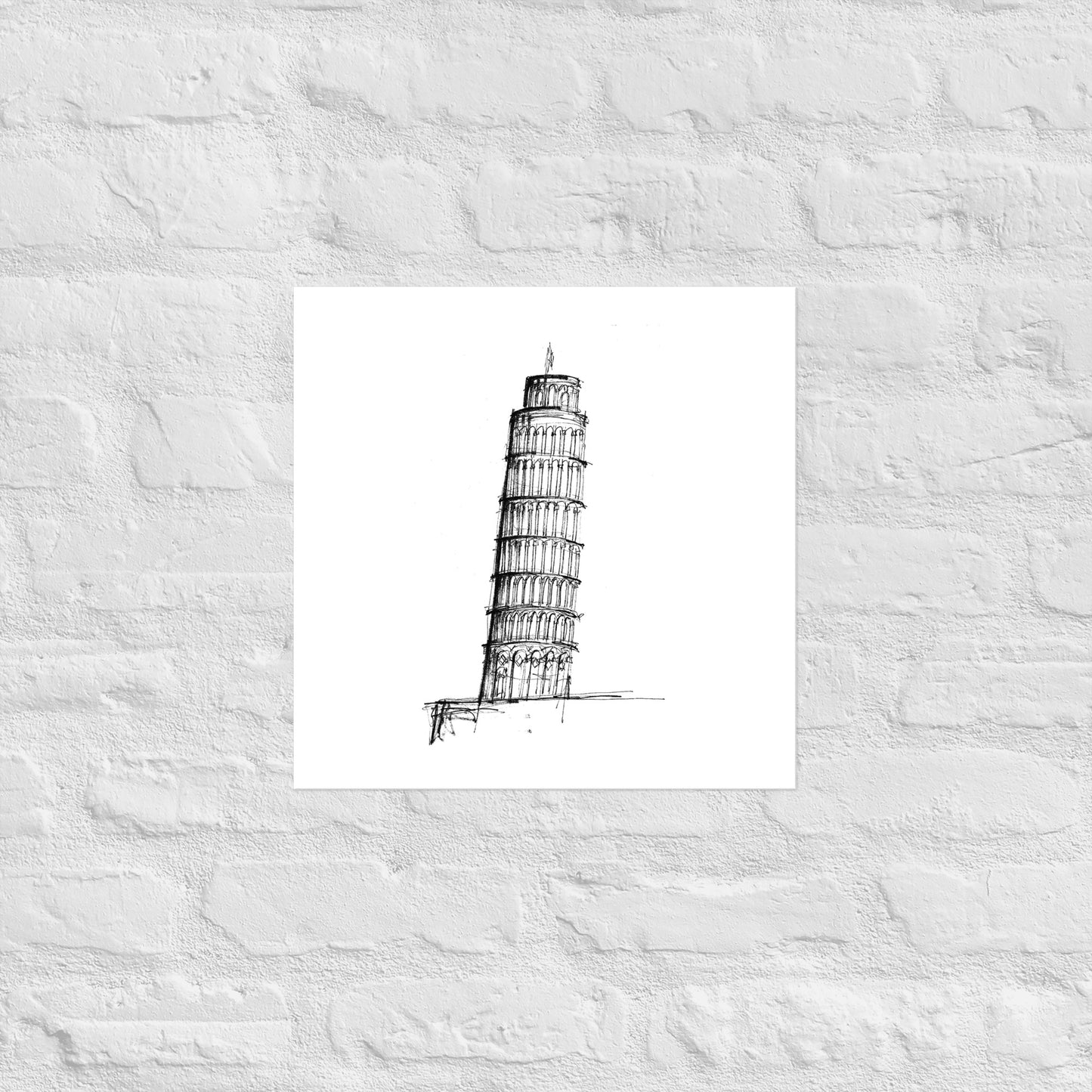 Leaning Tower of Pisa Wall Art