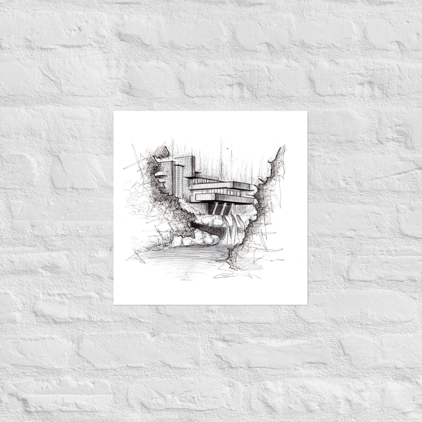 Fallingwater Art Print