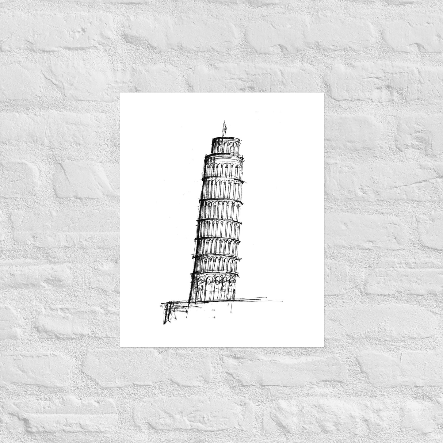 Leaning Tower of Pisa Wall Art