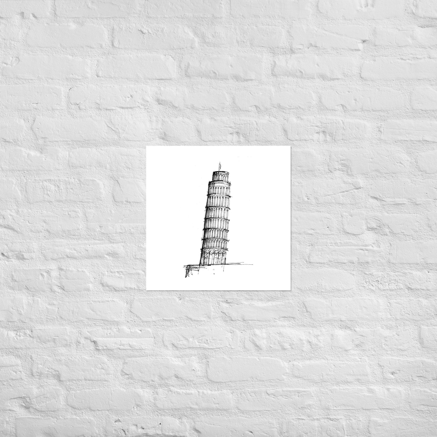 Leaning Tower of Pisa Wall Art