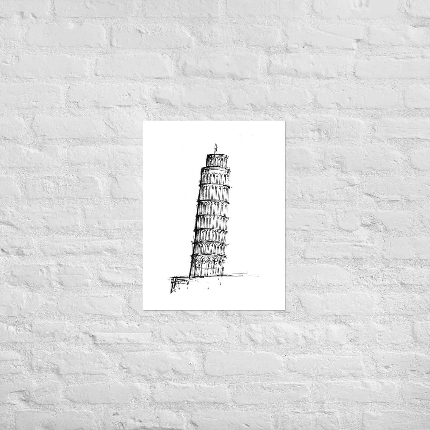 Leaning Tower of Pisa Wall Art