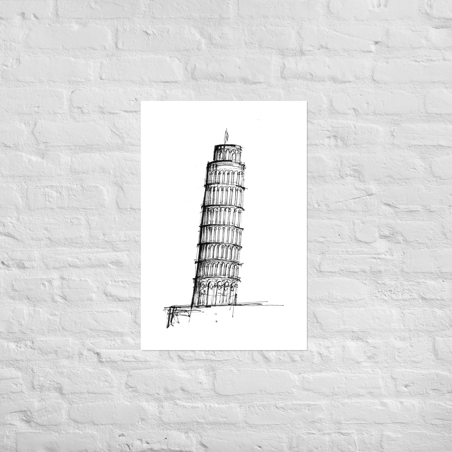 Leaning Tower of Pisa Wall Art