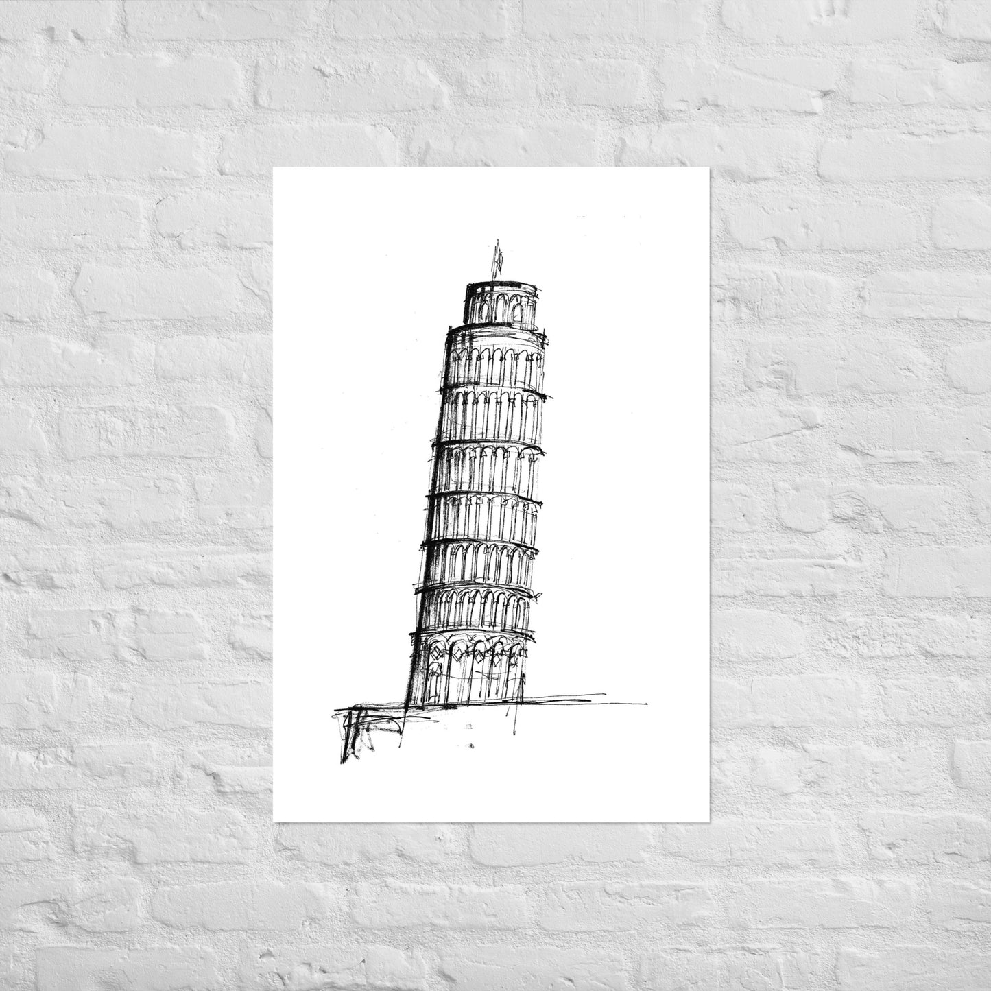 Leaning Tower of Pisa Wall Art