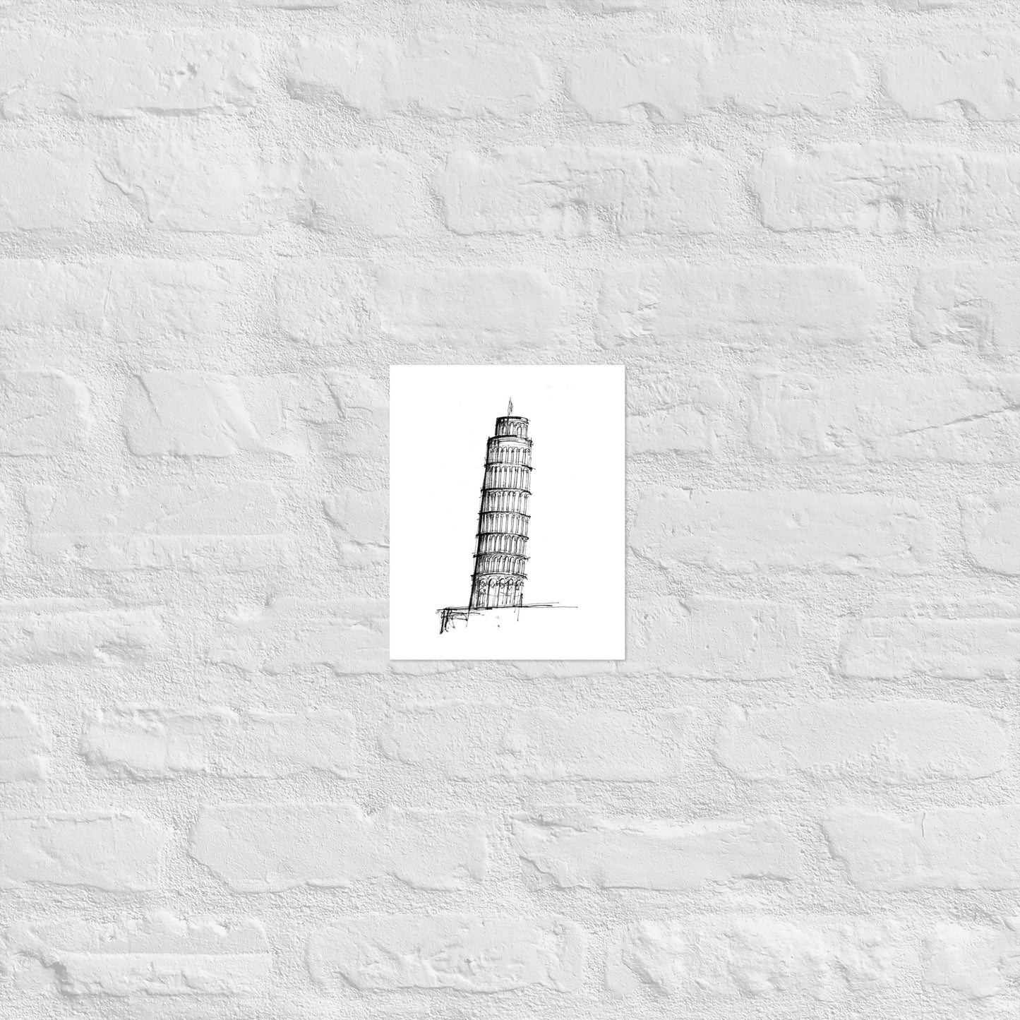 Leaning Tower of Pisa Wall Art