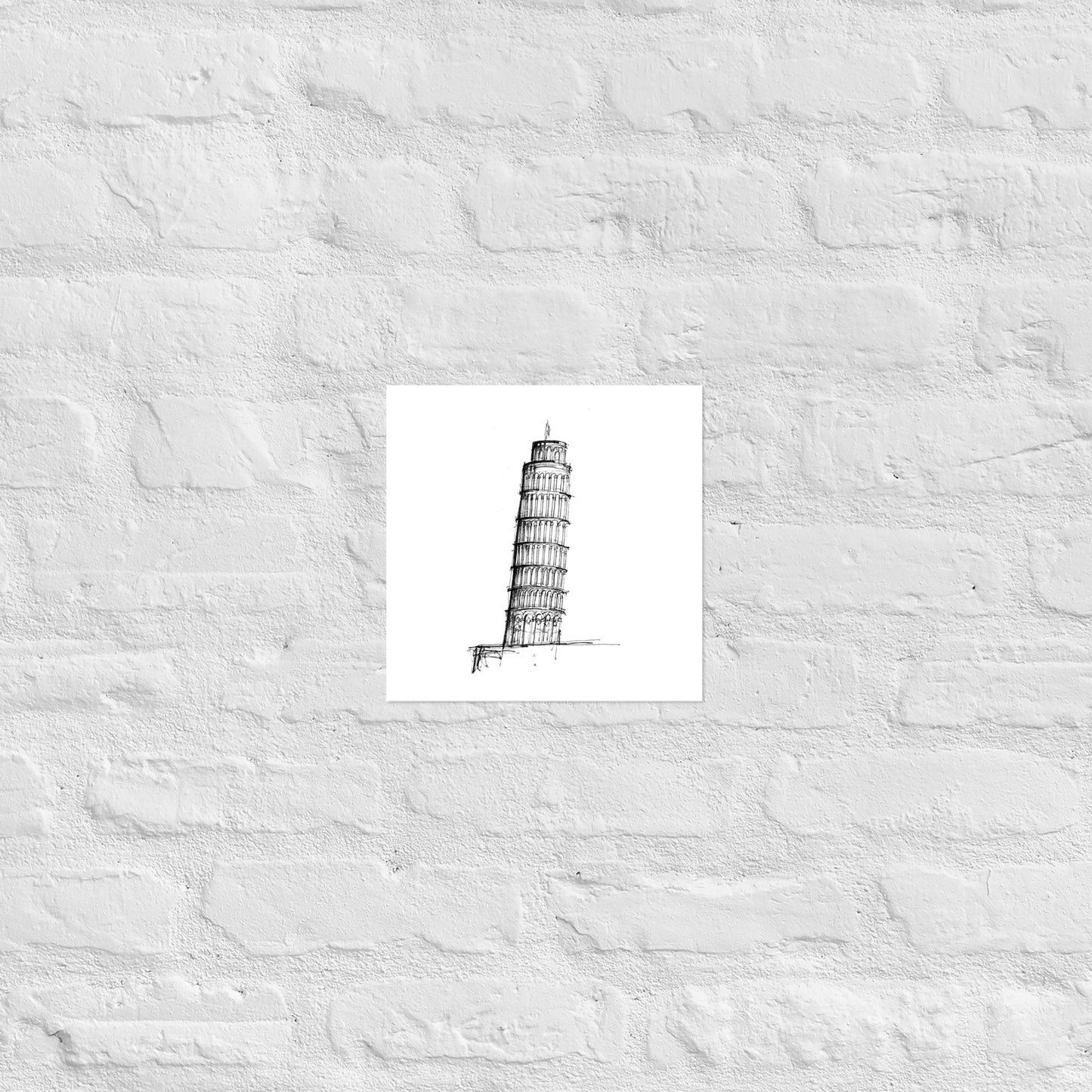 Leaning Tower of Pisa Wall Art