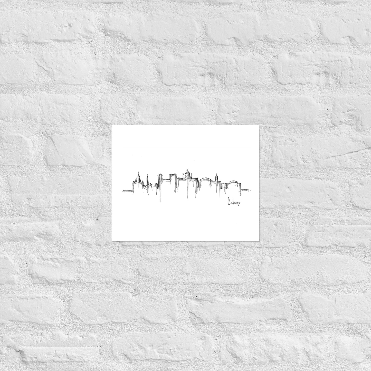 Concord Skyline Art Print