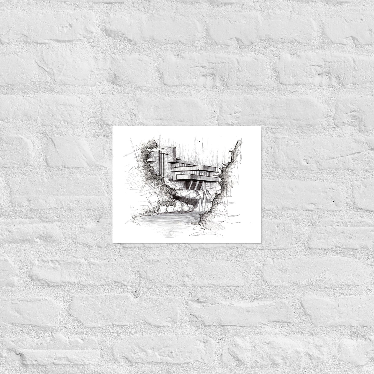 Fallingwater Art Print