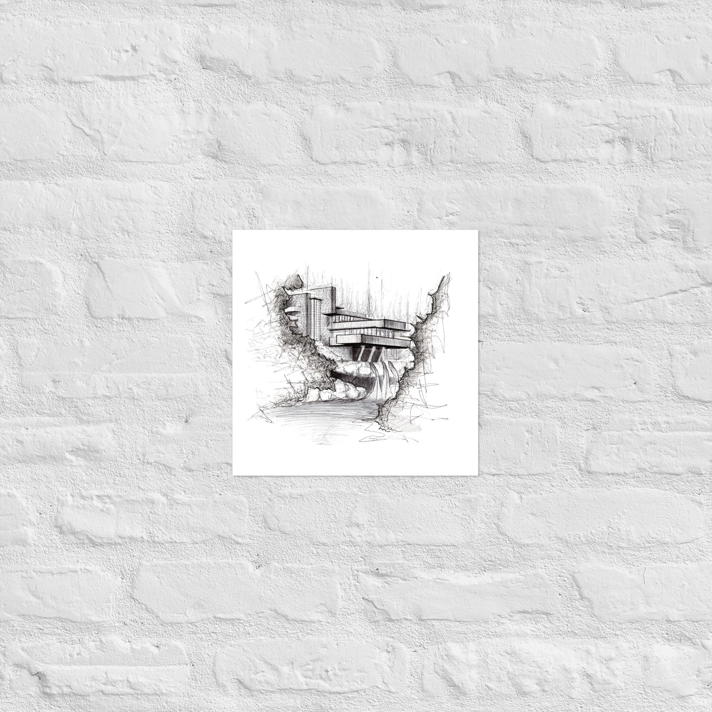 Fallingwater Art Print