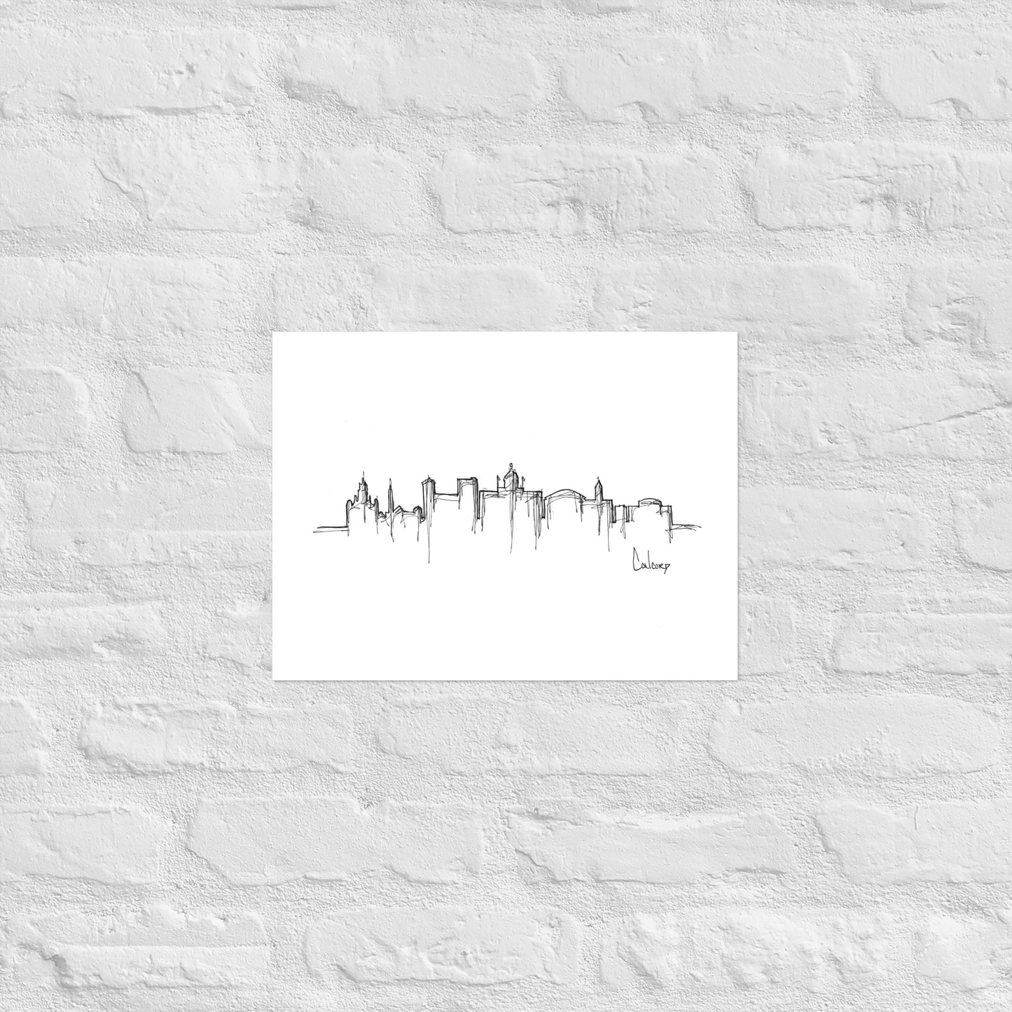 Concord Skyline Art Print
