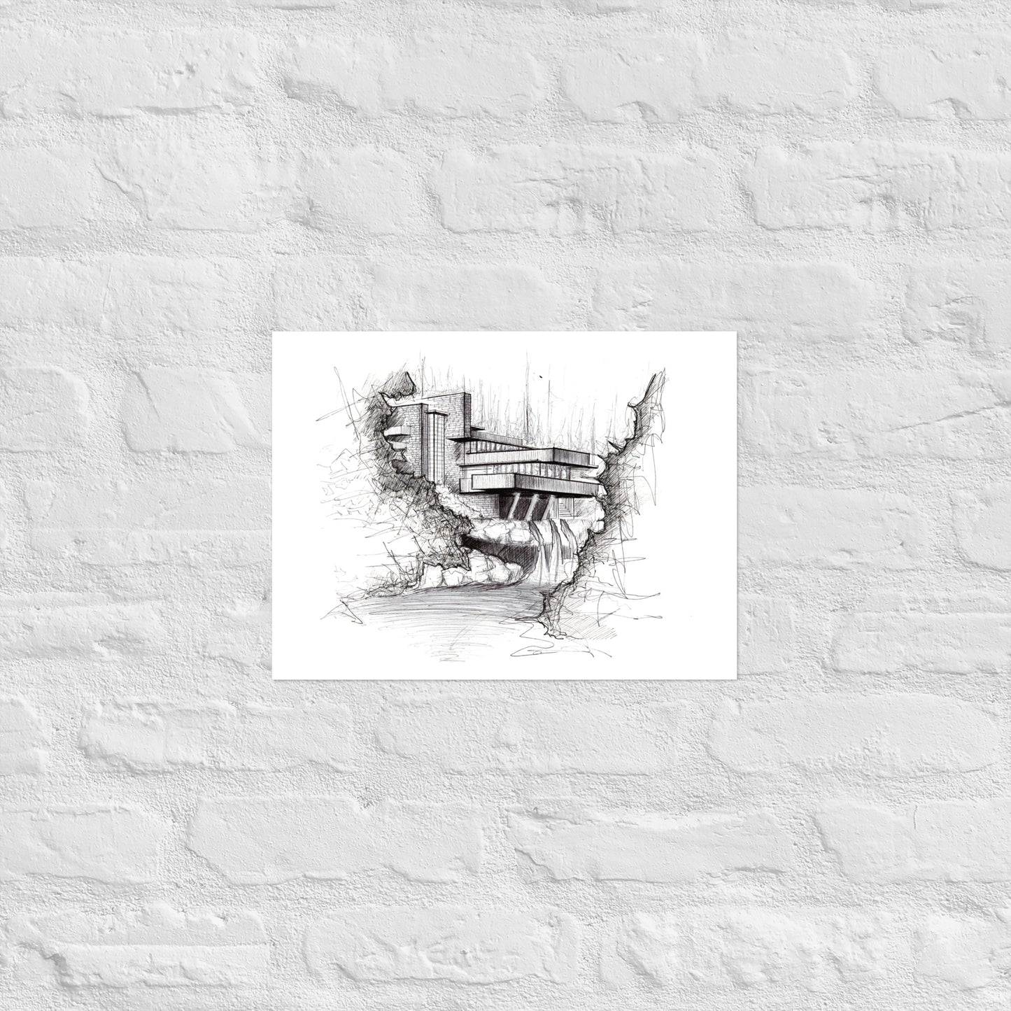 Fallingwater Art Print