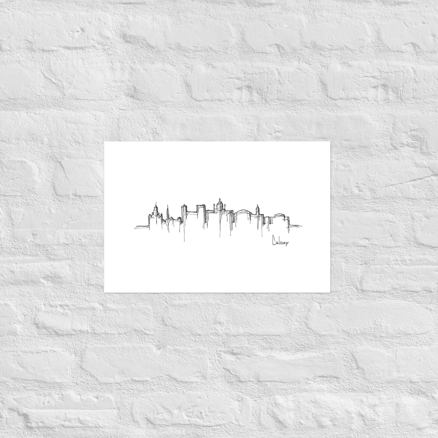Concord Skyline Art Print
