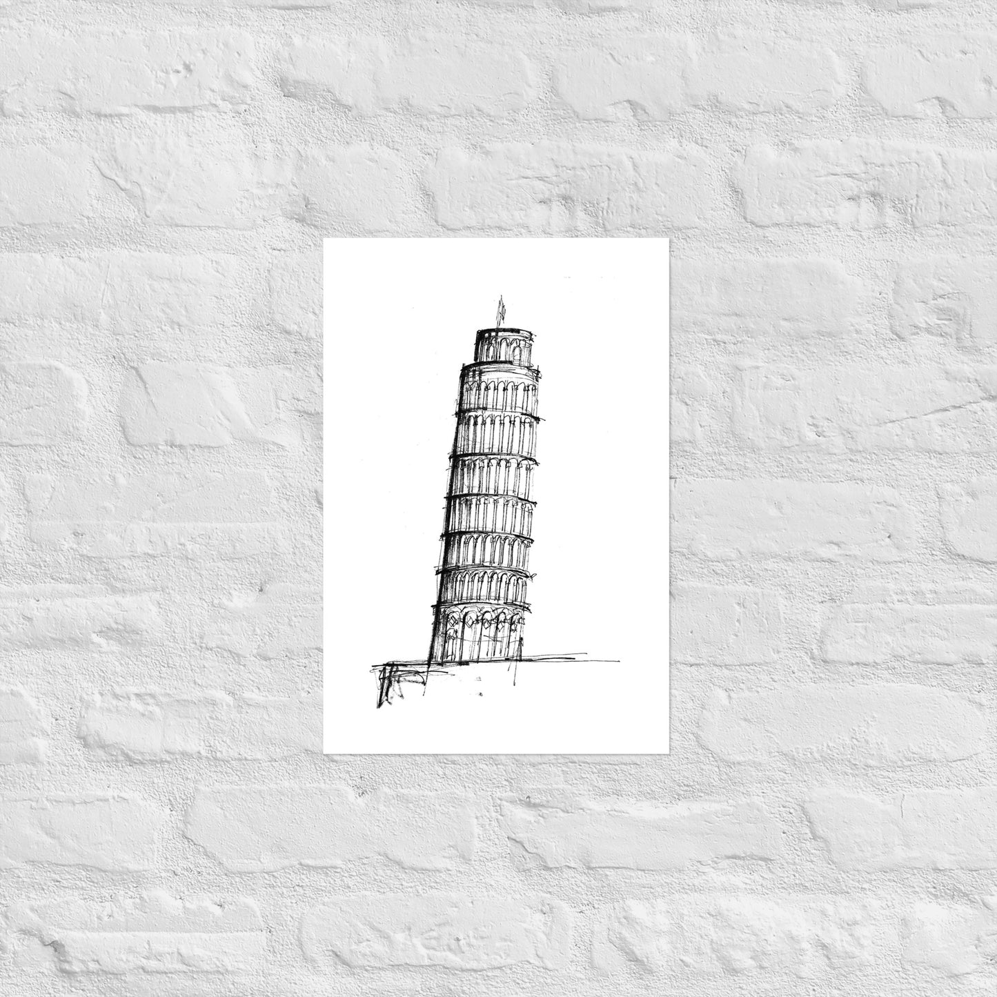 Leaning Tower of Pisa Wall Art