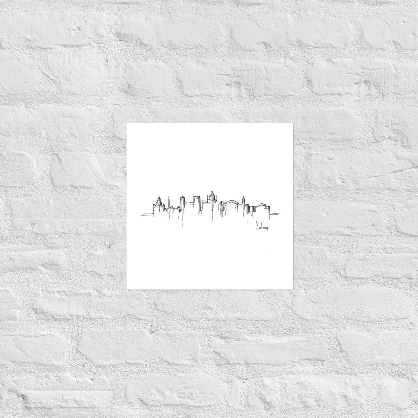 Concord Skyline Art Print