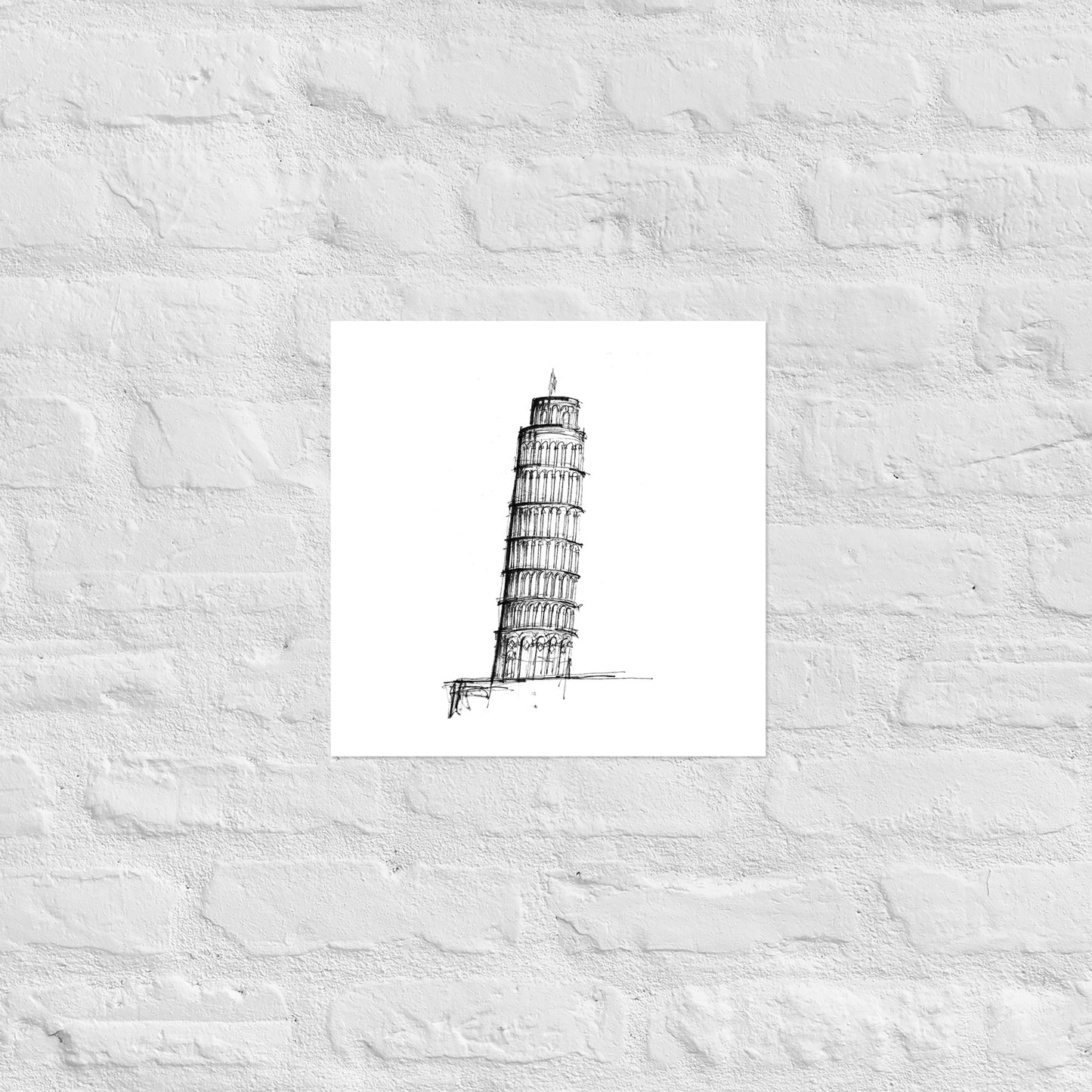 Leaning Tower of Pisa Wall Art