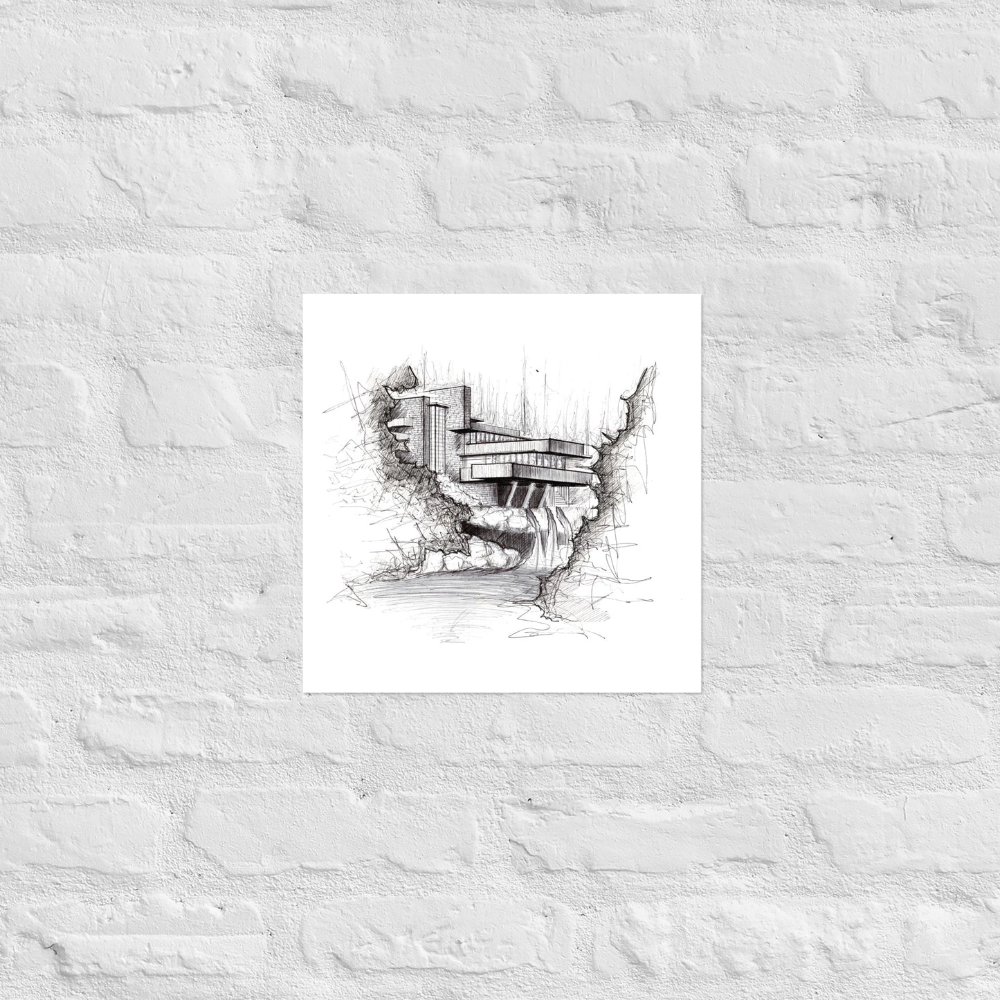 Fallingwater Art Print