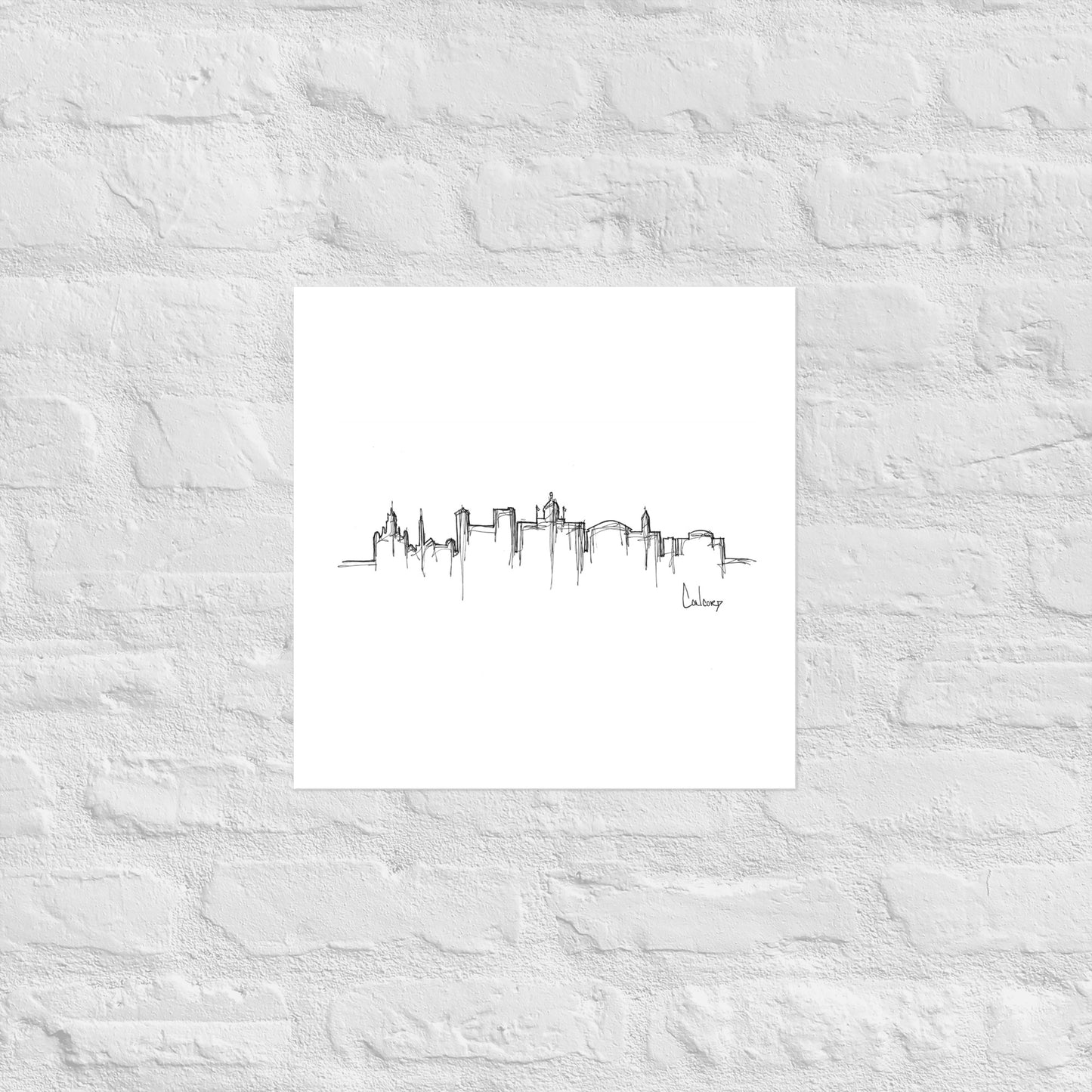 Concord Skyline Art Print