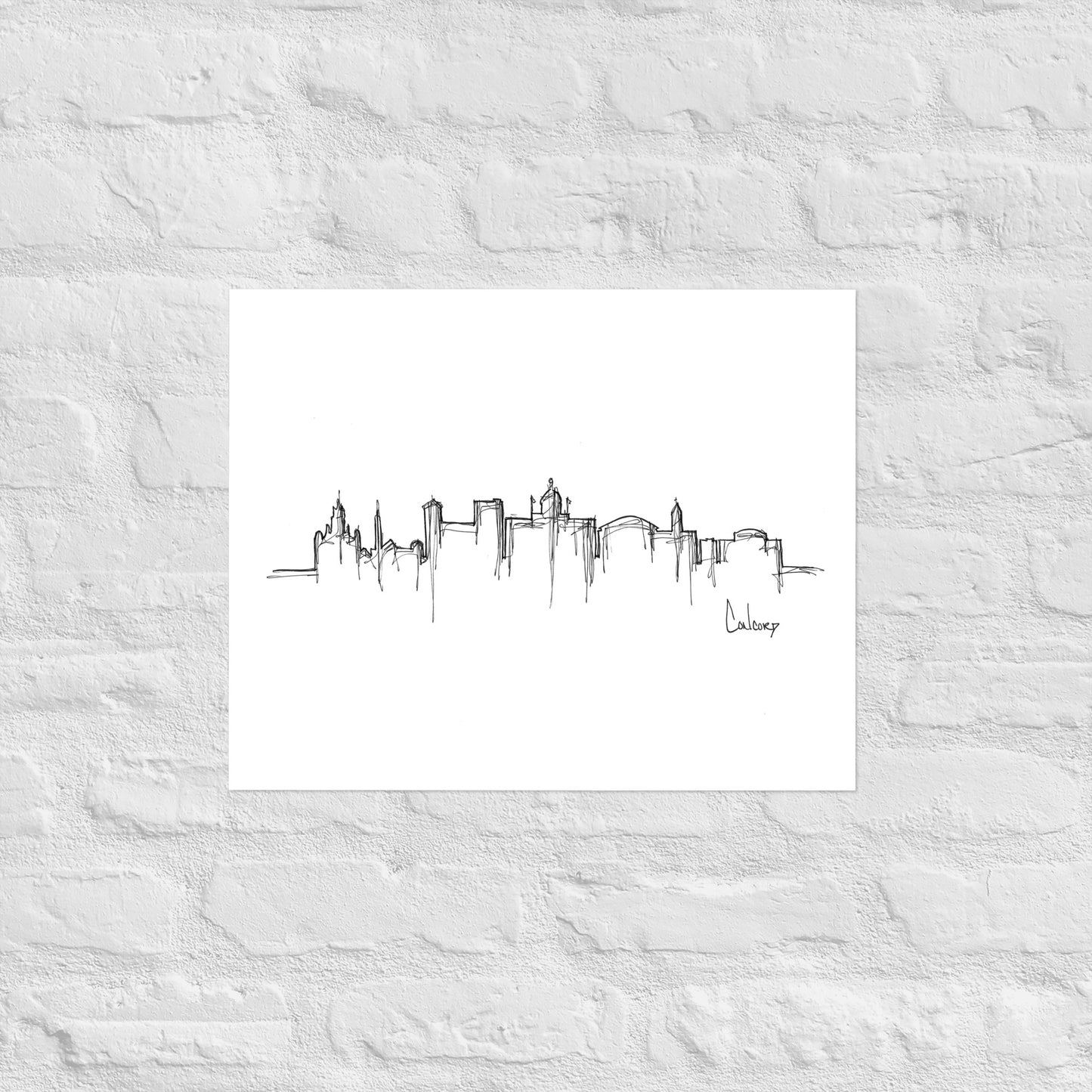 Concord Skyline Art Print