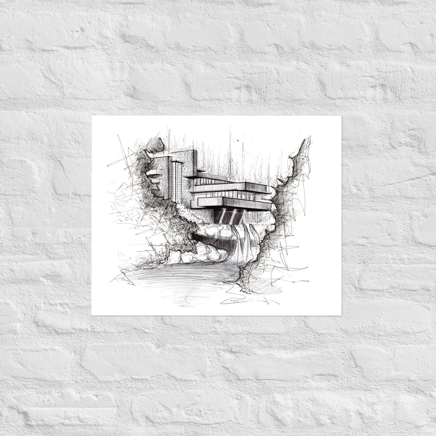 Fallingwater Art Print