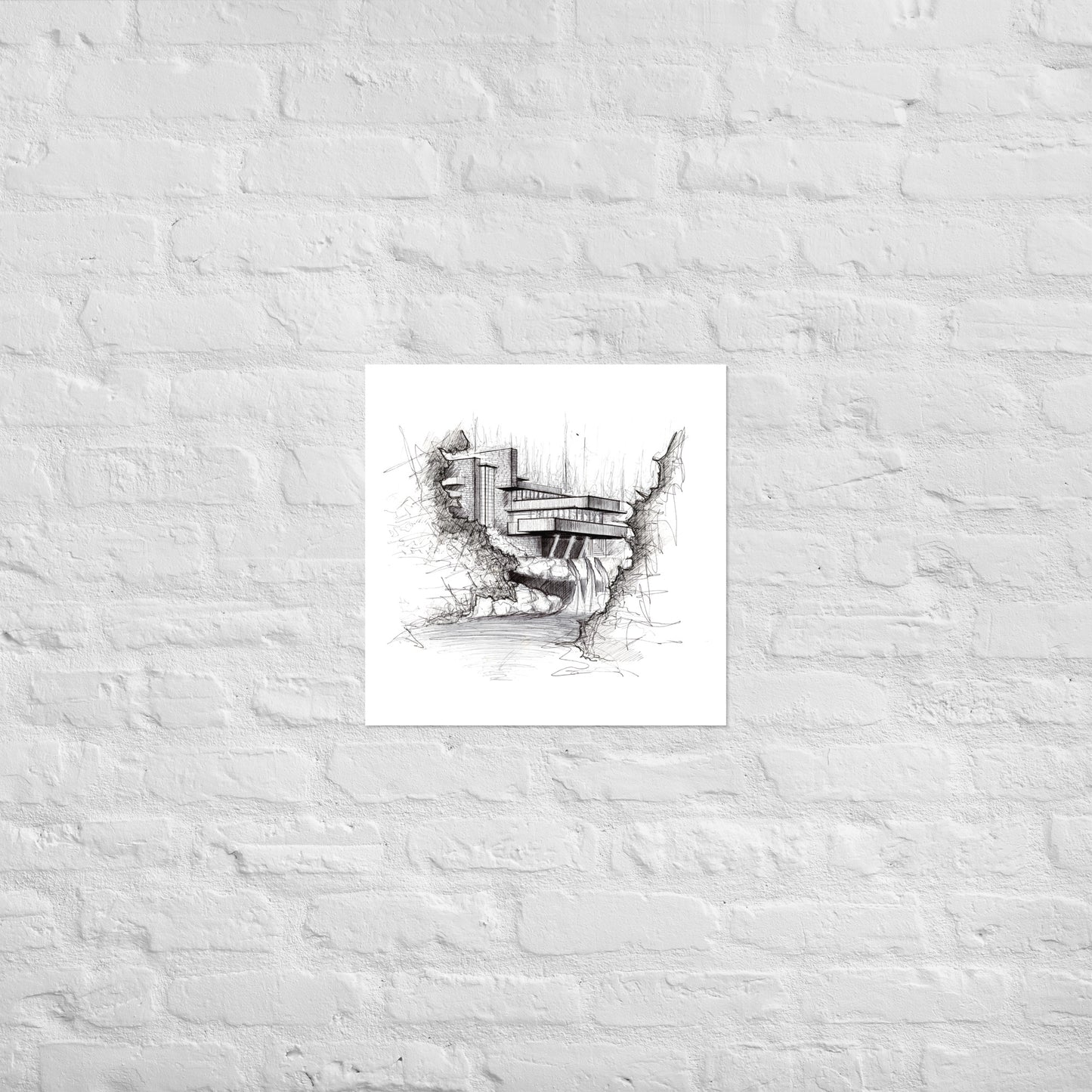 Fallingwater Art Print