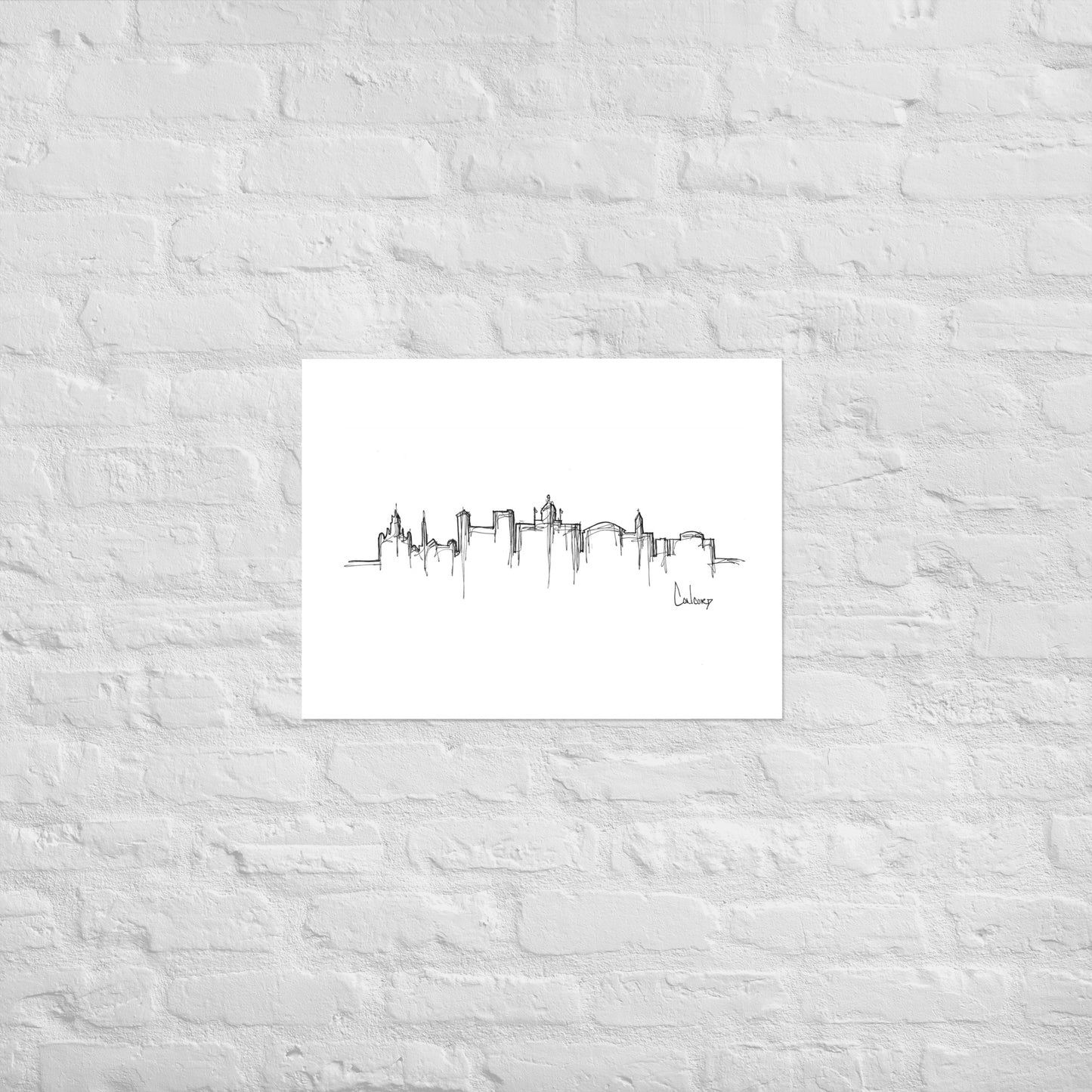 Concord Skyline Art Print