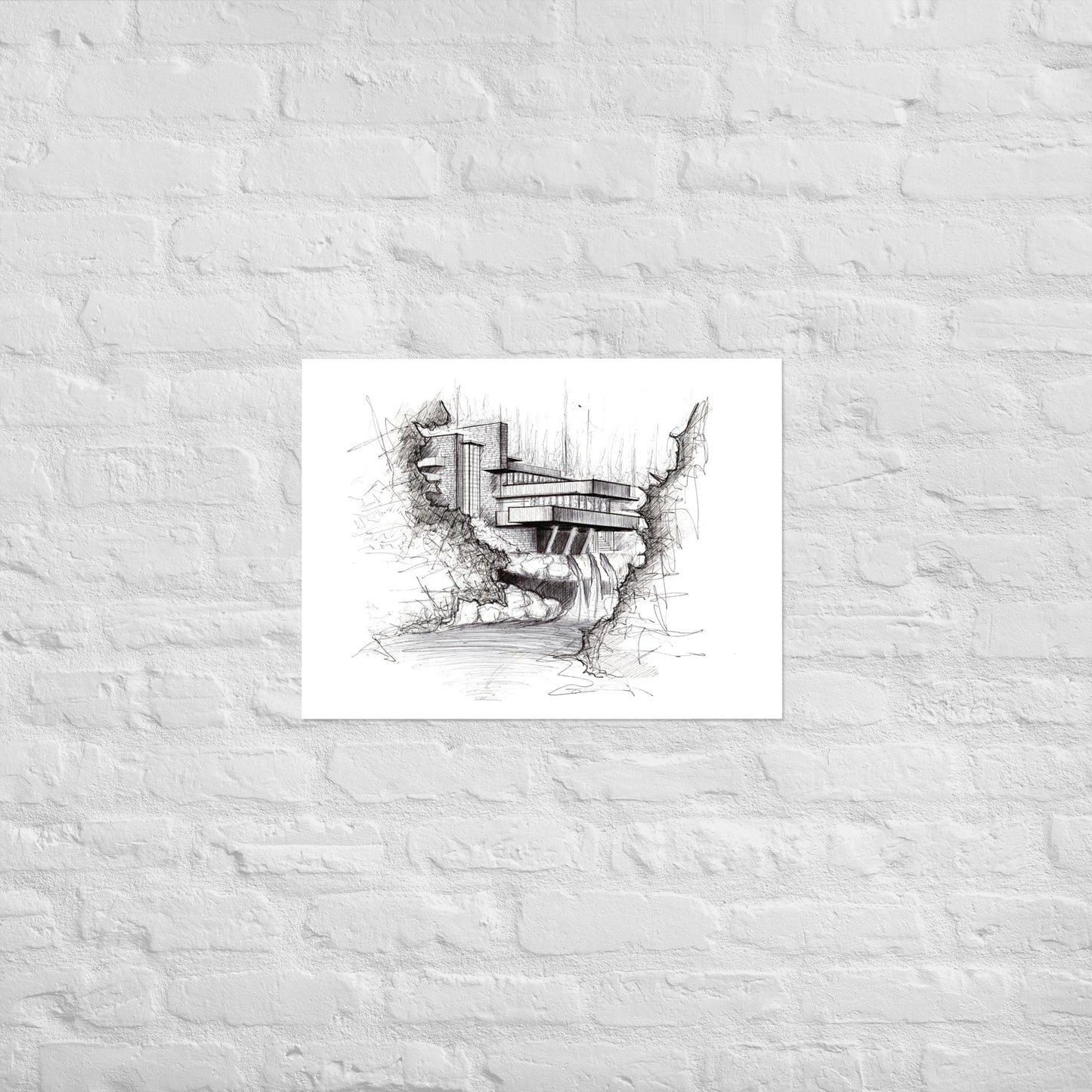 Fallingwater Art Print