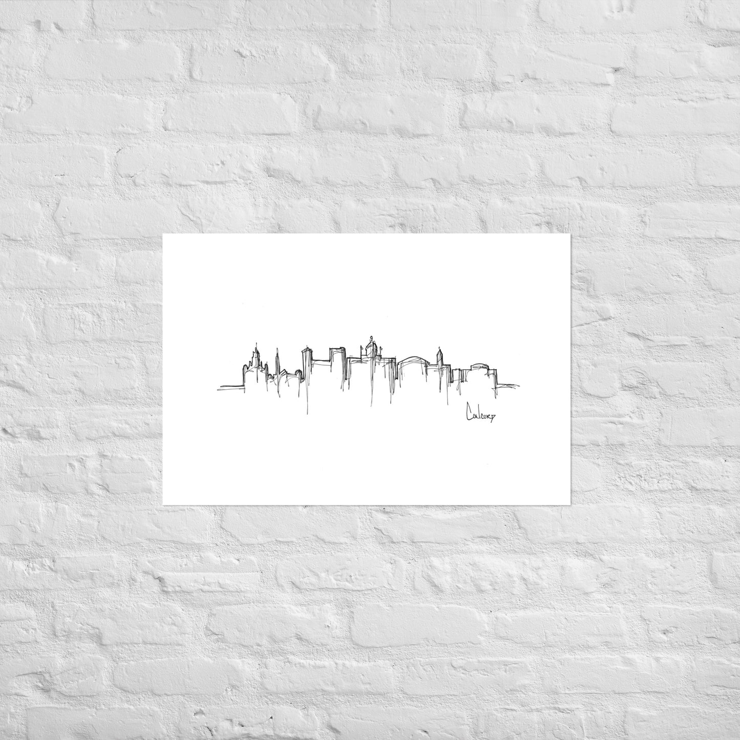 Concord Skyline Art Print