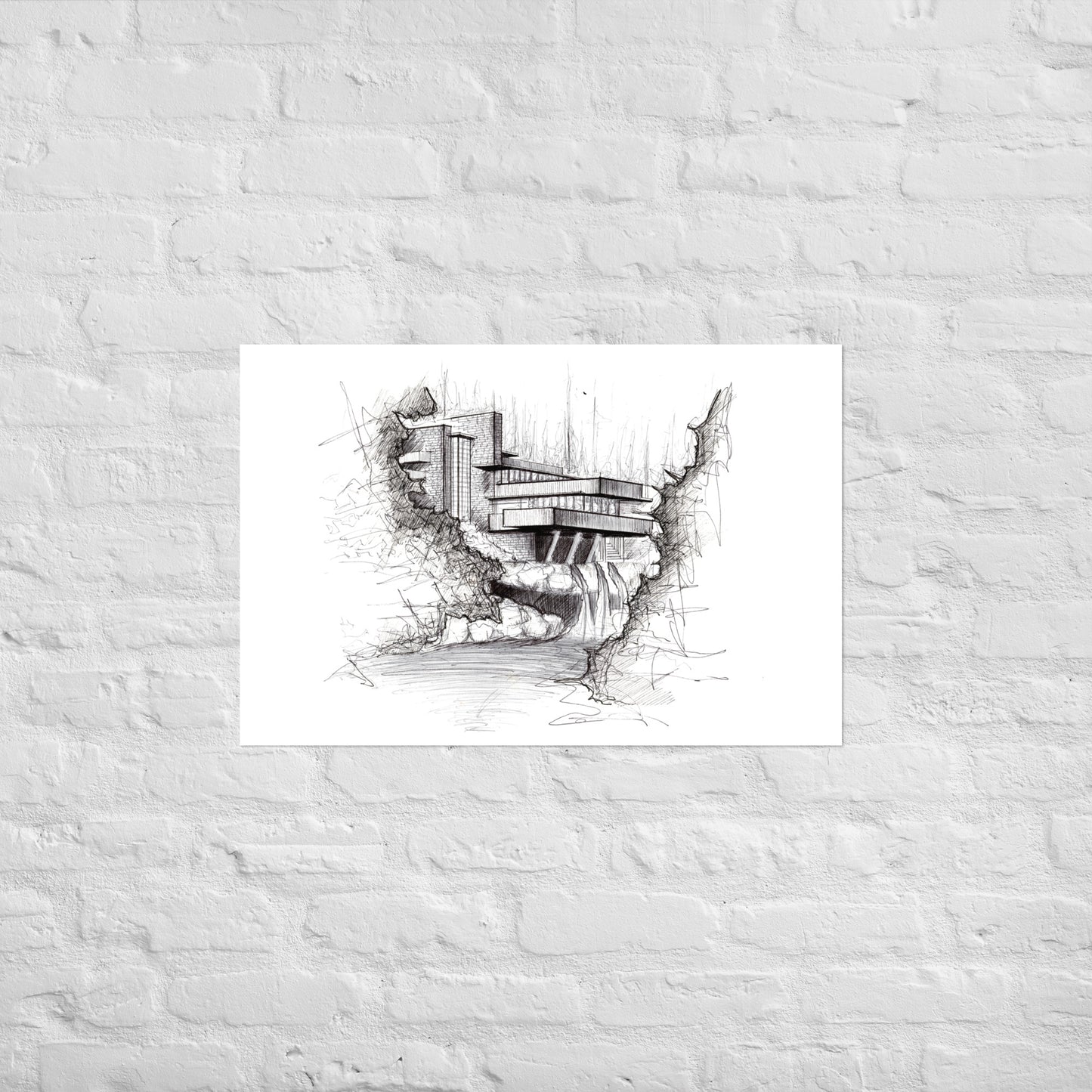 Fallingwater Art Print