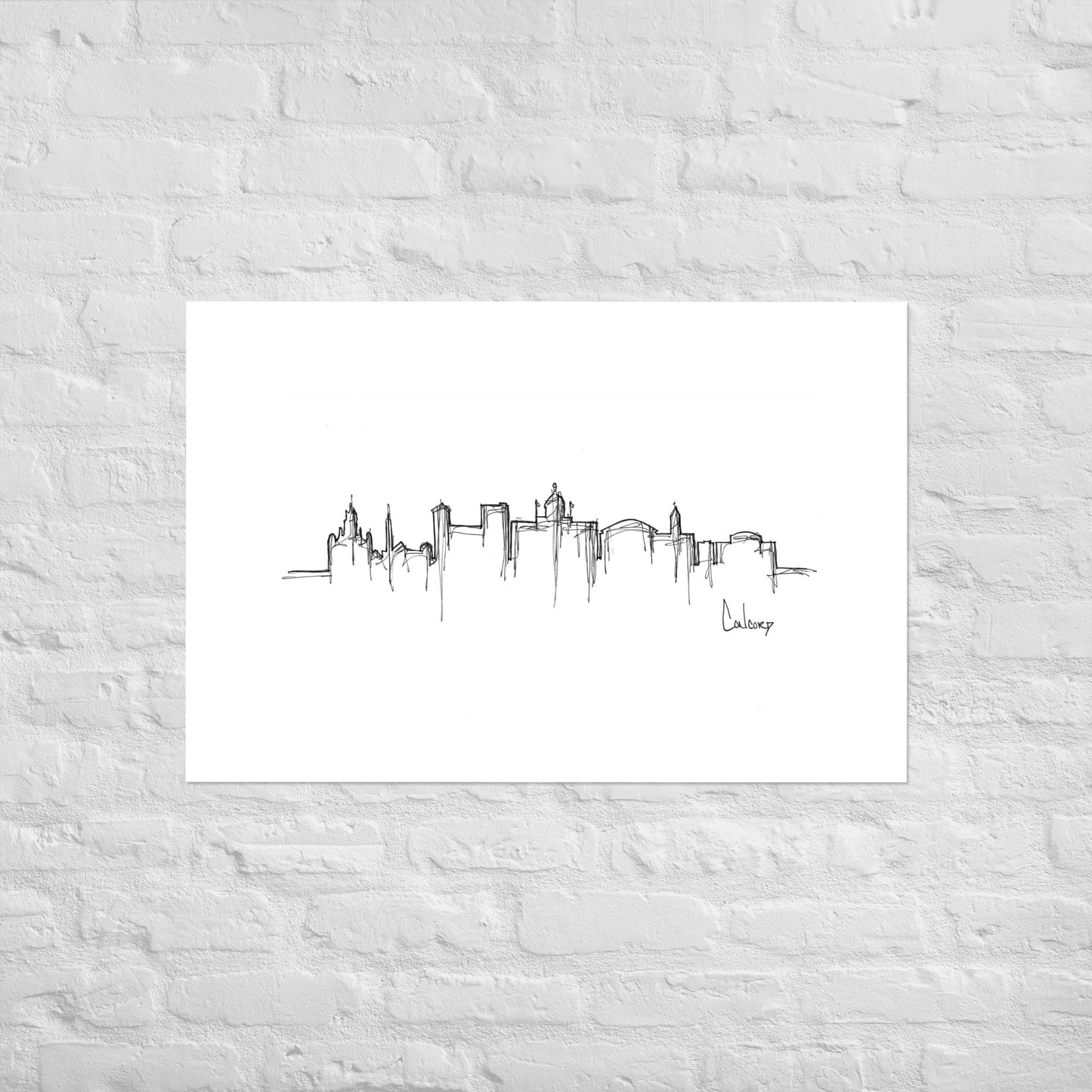 Concord Skyline Art Print