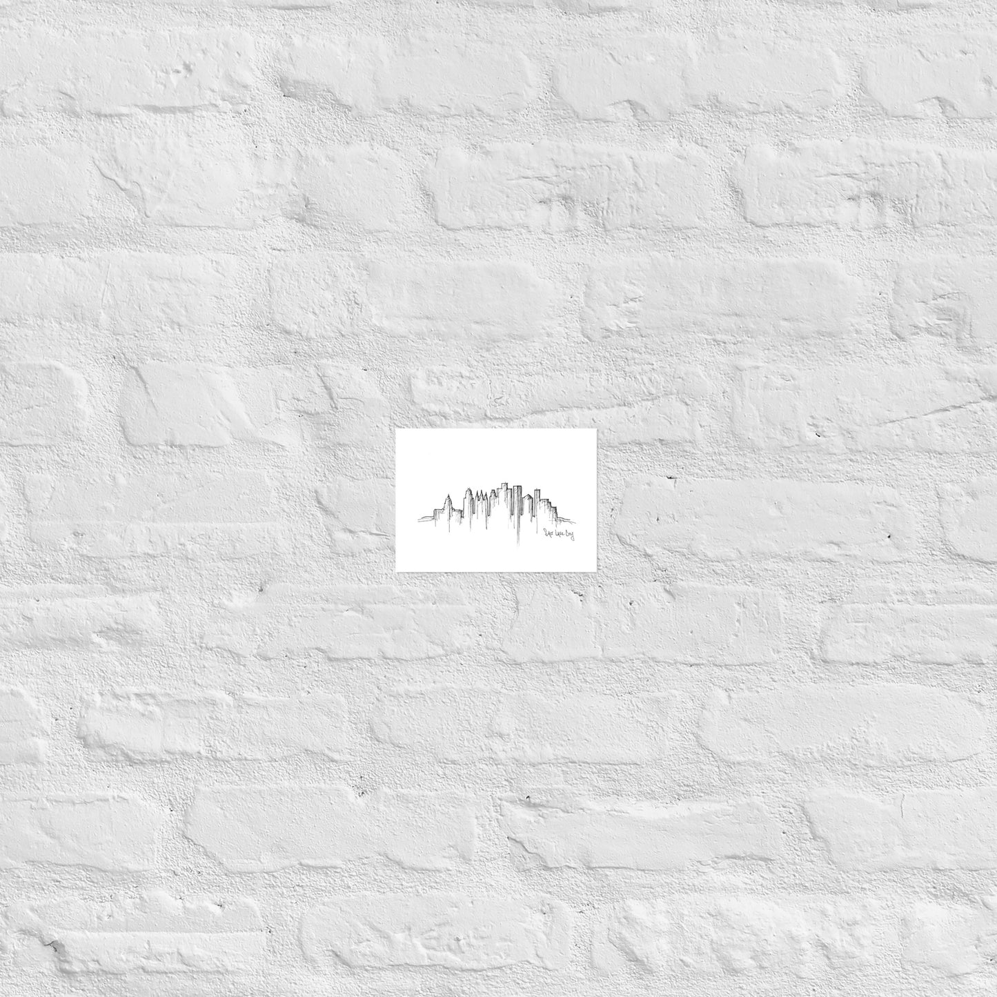 Salt Lake City Skyline Art Print, Salt Lake City Print, Salt Lake City Poster, Wall Art, Original Art, Minimalist Art Travel Gift Home Decor
