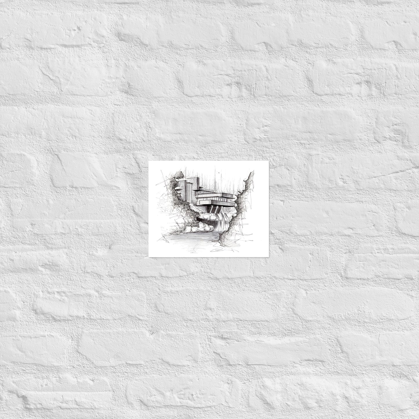 Fallingwater Art Print